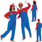 Karnevali kostüüm Super Mario 175-180 cm täiskasvanutele hind ja info | Karnevali kostüümid | kaup24.ee