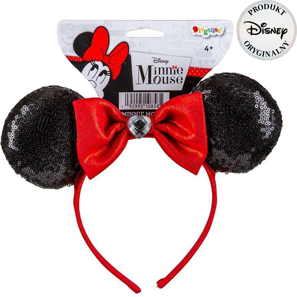 Kostüüm Disney Minnie Mouse juuksepaelaga hind ja info | Karnevali kostüümid | kaup24.ee