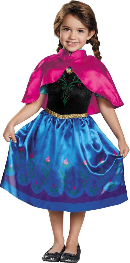 Karnevali kostüüm Disney Frozen Anna 109-123 cm (5-6 aastat) цена и информация | Karnevali kostüümid | kaup24.ee