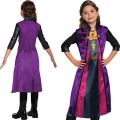 Karnevali kostüüm Disney Frozen Anna 124-135 cm (7-8 aastane) цена и информация | Карнавальные костюмы | kaup24.ee