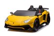 Lamborghini XXL A8803 elektriline auto, kollane цена и информация | Laste elektriautod | kaup24.ee