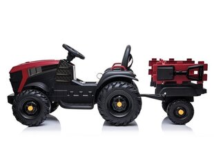 Traktor koos haagisega BDM0925, punane hind ja info | Laste elektriautod | kaup24.ee