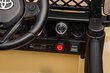 Toyota FJ Cruiser ühekohaline elektriauto, beež цена и информация | Laste elektriautod | kaup24.ee