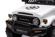 Toyota FJ Cruiser ühekohaline elektriauto, valge цена и информация | Laste elektriautod | kaup24.ee