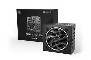 Be Quiet! Pure Power 12 M - 1200W BN346 цена и информация | Материнские платы (PSU) | kaup24.ee