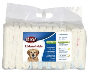 Trixie ühekordsed mähkmed isastele koertele, L-XL, 12 tk. цена и информация | Средства по уходу за животными | kaup24.ee