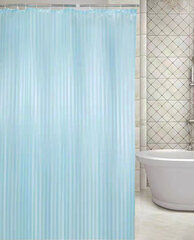 Dušikardin Stripe Blue, 1,8 - 2 m цена и информация | Аксессуары для ванной комнаты | kaup24.ee