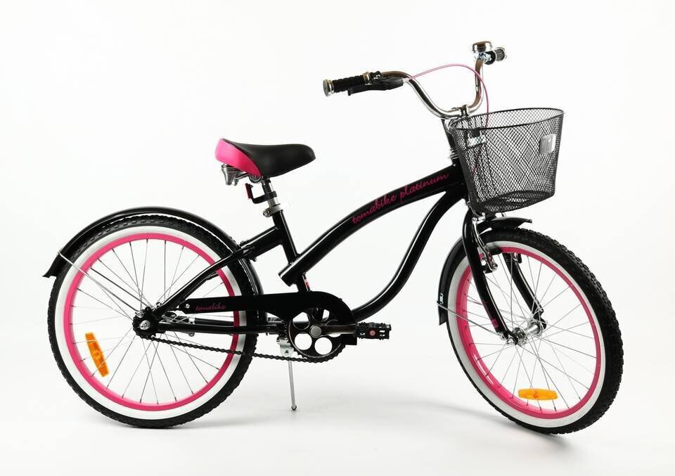 Laste jalgratas TomaBike 20 tolli, roosa hind ja info | Jalgrattad | kaup24.ee