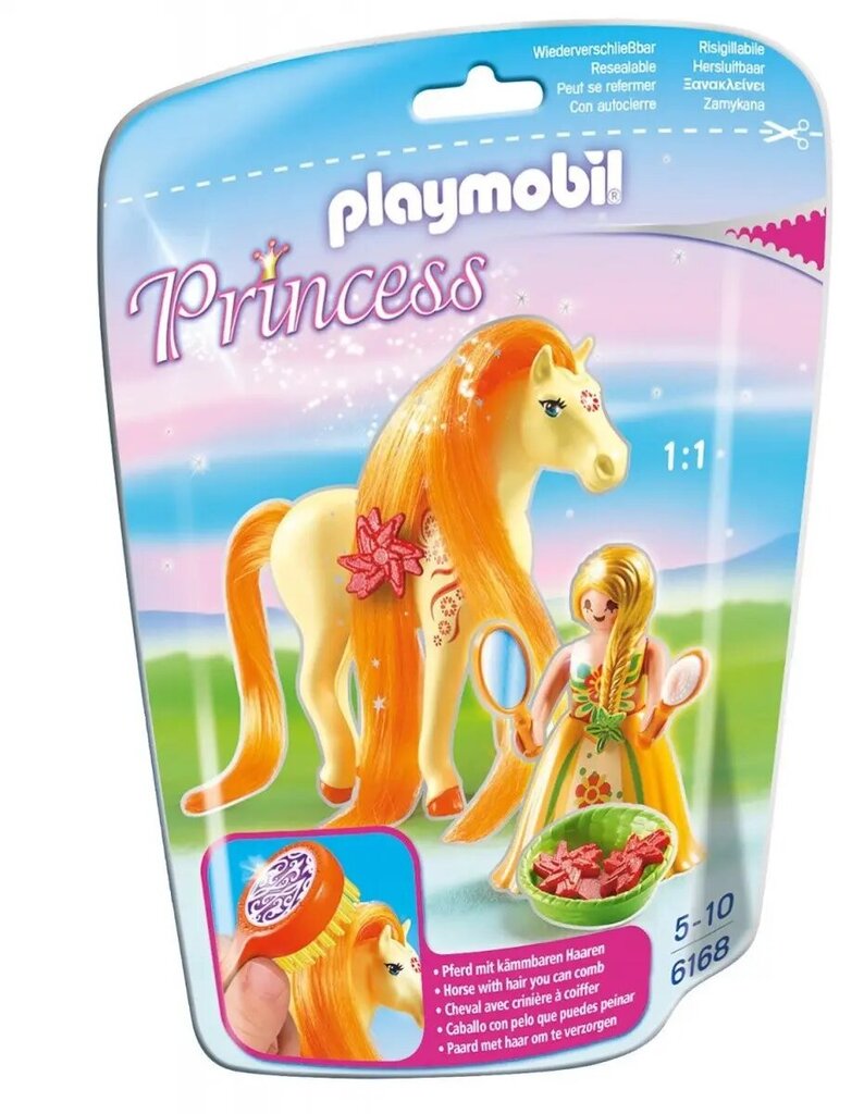 6168 Playmobil Princess Kammitav hobune Sunny цена и информация | Klotsid ja konstruktorid | kaup24.ee