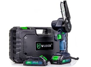 Аккумуляторная пила Wuber + два аккумулятора WR-CCS-21V 550W цена и информация | Цепные пилы | kaup24.ee