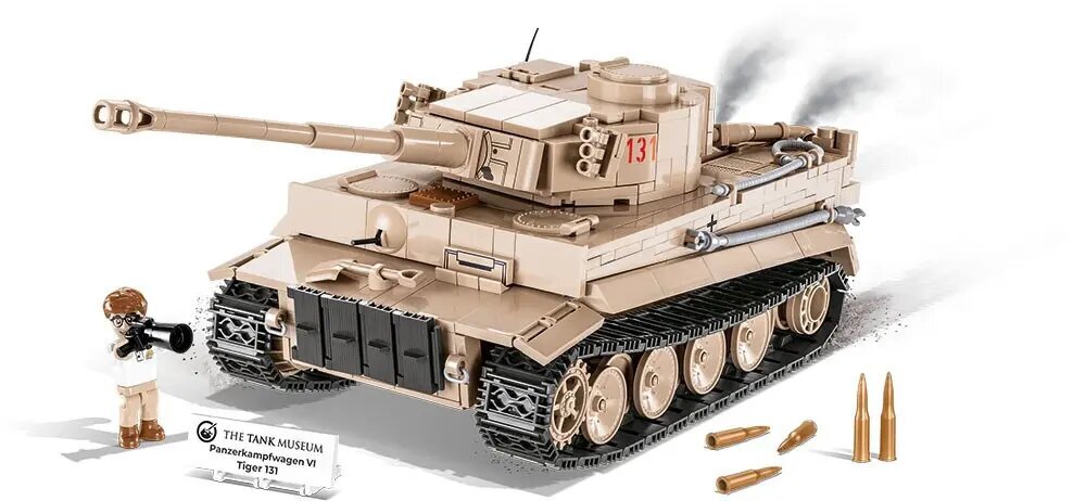 Plastkonstruktorid Cobi Panzerkampfwagen VI Tiger 131, 1/28, 2556 hind ja info | Klotsid ja konstruktorid | kaup24.ee