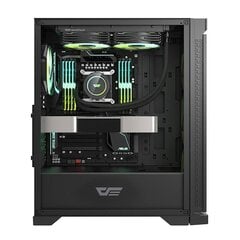 Darkflash DK361 computer case + 4 fans (black) цена и информация | Корпуса | kaup24.ee