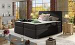 Кровать Divalo BD02, 160x200 см, черная