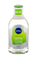 Nivea Micellar water with a clouding effect Urban Detox (Micellar Water) 400 ml 400ml цена и информация | Аппараты для ухода за лицом | kaup24.ee