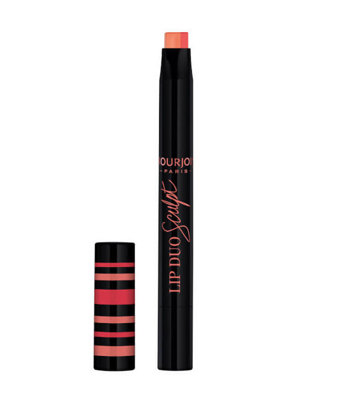 Huulepulk Bourjois Lip Duo Sculpt, 02 Peach Shake, 0.5 g hind ja info | Huulepulgad, -läiked, -palsamid, vaseliin | kaup24.ee