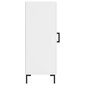 vidaXL puhvetkapp, valge, 34,5 x 34 x 90 cm, tehispuit hind ja info | Elutoa väikesed kapid | kaup24.ee