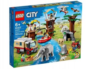 60307 LEGO® City Лагерь спасения дикой природы цена и информация | Конструкторы и кубики | kaup24.ee