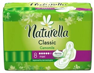 Hügieenisidemed Naturella Classic Maxi, 8 tk. hind ja info | Tampoonid, hügieenisidemed, menstruaalanumad | kaup24.ee