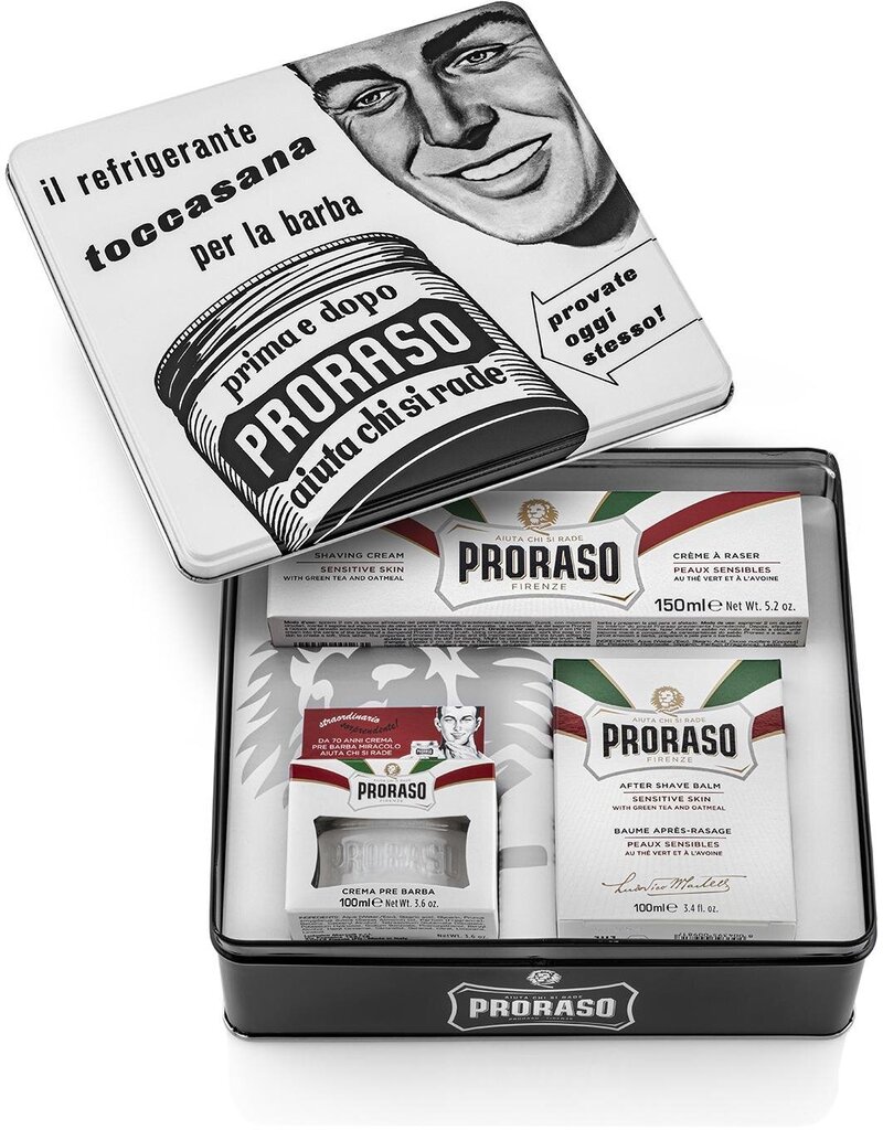 Vintage raseerimise komplekt meestele Proraso Toccasana hind ja info | Raseerimisvahendid | kaup24.ee