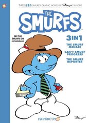 Smurfs 3-in-1 Vol. 8: Collecting 'The Smurf Menace,' 'Can't Smurf Progress,' and 'The Smurf Reporter' цена и информация | Книги для подростков и молодежи | kaup24.ee