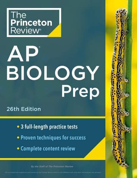 Princeton Review AP Biology Prep, 2024: 3 Practice Tests plus Complete Content Review plus Strategies & Techniques 2024 цена и информация | Noortekirjandus | kaup24.ee