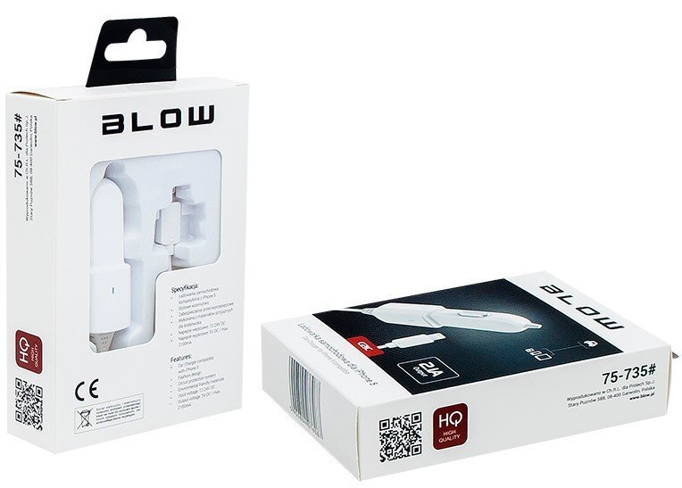 Blow 75-735 hind ja info | Mobiiltelefonide laadijad | kaup24.ee