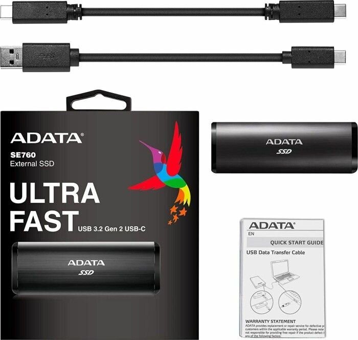 Adata ASE760-2TU32G2-CBK цена и информация | Välised kõvakettad (SSD, HDD) | kaup24.ee