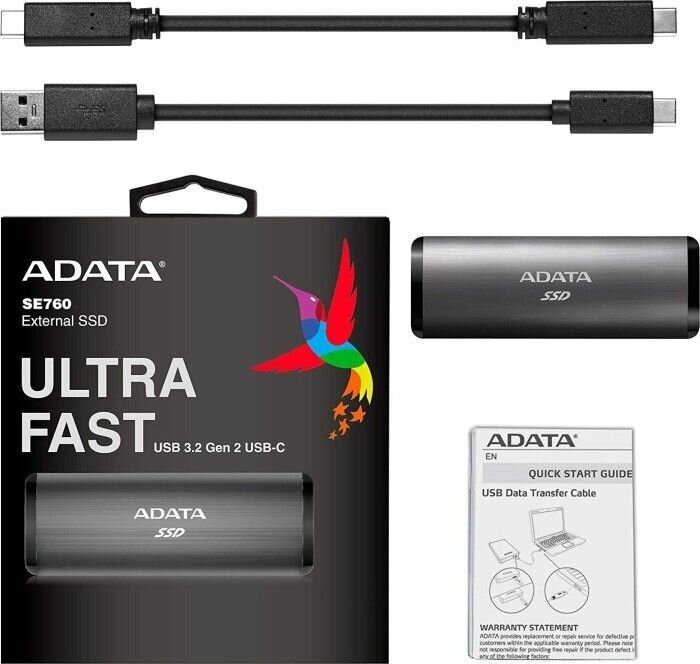 Adata ASE760-2TU32G2-CTI hind ja info | Välised kõvakettad (SSD, HDD) | kaup24.ee