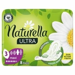 Hügieenisidemed Naturella Ultra Maxi Camomile, 8 tk. цена и информация | Тампоны, гигиенические прокладки для критических дней, ежедневные прокладки | kaup24.ee