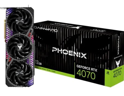 Gainward GeForce RTX 4070 Phoenix (NED4070019K9-1043X) hind ja info | Videokaardid (GPU) | kaup24.ee