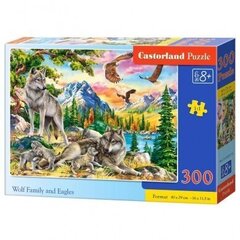 Pusle Castorland Wolf Family and Eagles 300 osa hind ja info | Pusled | kaup24.ee