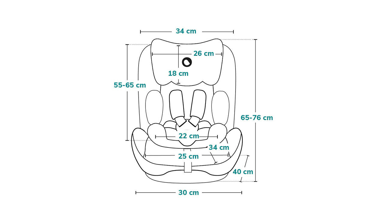 Turvatool Lionelo Lars i-Size, 15 - 36 kg, Pink Baby цена и информация | Turvatoolid | kaup24.ee