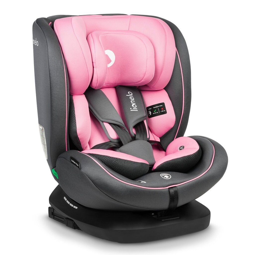 Turvatool Lionelo Bastiaan I-size, 0-36 kg, Pink Baby цена и информация | Turvatoolid | kaup24.ee