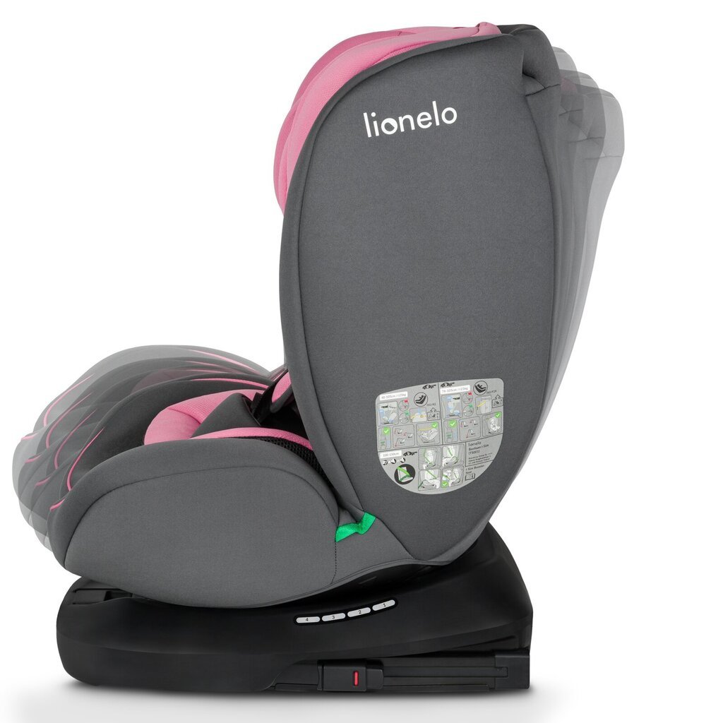 Turvatool Lionelo Bastiaan I-size, 0-36 kg, Pink Baby цена и информация | Turvatoolid | kaup24.ee