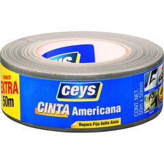 Американская лента Ceys, серебристая (50 м x 50 мм) цена и информация | Механические инструменты | kaup24.ee