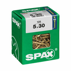 Коробка для винтов SPAX Шуруп Плоская головка (5 x 30 mm) (5,0 x 30 mm) цена и информация | Механические инструменты | kaup24.ee