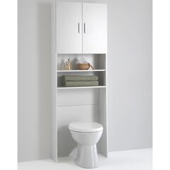 FMD pesumasinakapp koos panipaigaga, valge цена и информация | Шкафчики для ванной | kaup24.ee