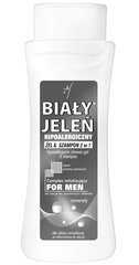 Dušigeel ja šampoon kaks ühes Bialy Jelen 2in1 for men Mineraly 300 ml цена и информация | Масла, гели для душа | kaup24.ee