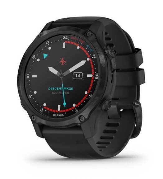 Garmin Descent Mk2S Carbon Gray DLC/Black цена и информация | Nutikellad (smartwatch) | kaup24.ee