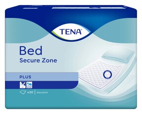 TENA Bed Plus Secure Zone 60x40, 30p цена и информация | Подгузники, прокладки, одноразовые пеленки для взрослых | kaup24.ee