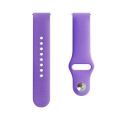 Evelatus Universal 22mm Silicone Loop Deep Purple hind ja info | Nutikellade ja nutivõrude tarvikud | kaup24.ee