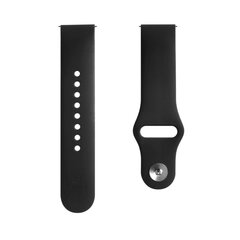 Evelatus Universal 22mm Silicone Loop Black hind ja info | Nutikellade ja nutivõrude tarvikud | kaup24.ee