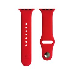 Evelatus Universal Apple Watch 42/44/45mm Silicone Loop Red цена и информация | Аксессуары для смарт-часов и браслетов | kaup24.ee