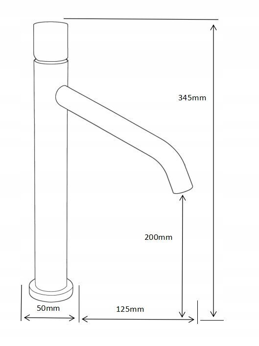 Valamusegisti Mexen Rumba One Tall Basin, roosa kuld hind ja info | Vannitoa segistid | kaup24.ee