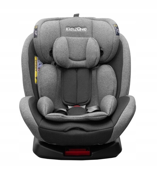 Turvahäll 360° Isofix, hall, 0-36 kg Kids Zone YC06 hind ja info | Turvatoolid | kaup24.ee