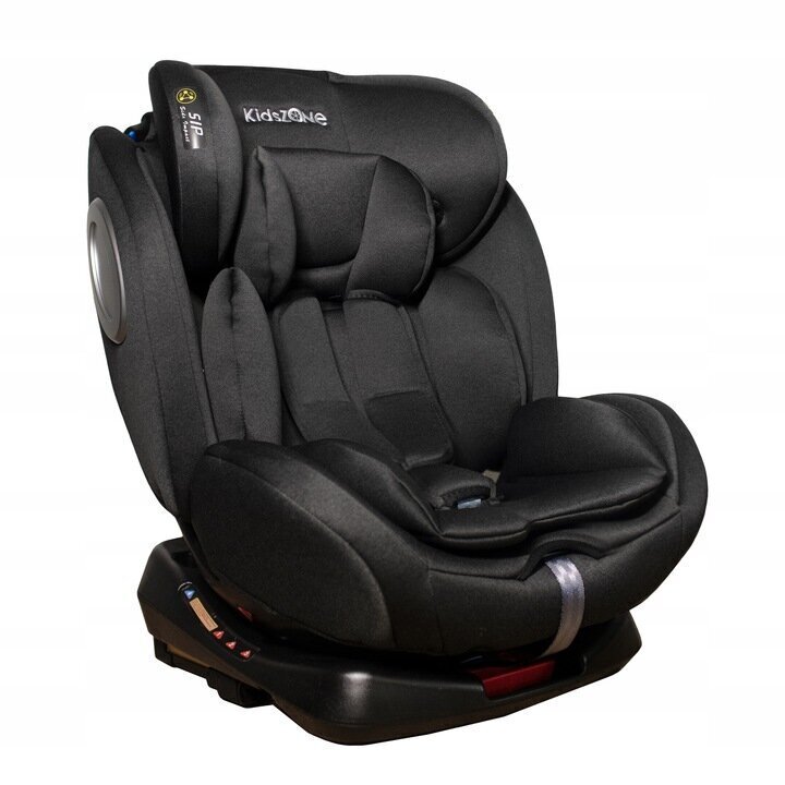 Turvahäll 360° Isofix, must, 0-36 kg Kids Zone YC06 hind ja info | Turvatoolid | kaup24.ee