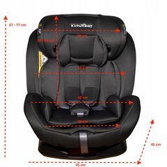 Turvahäll 360° Isofix, must, 0-36 kg Kids Zone YC06 цена и информация | Автокресла | kaup24.ee