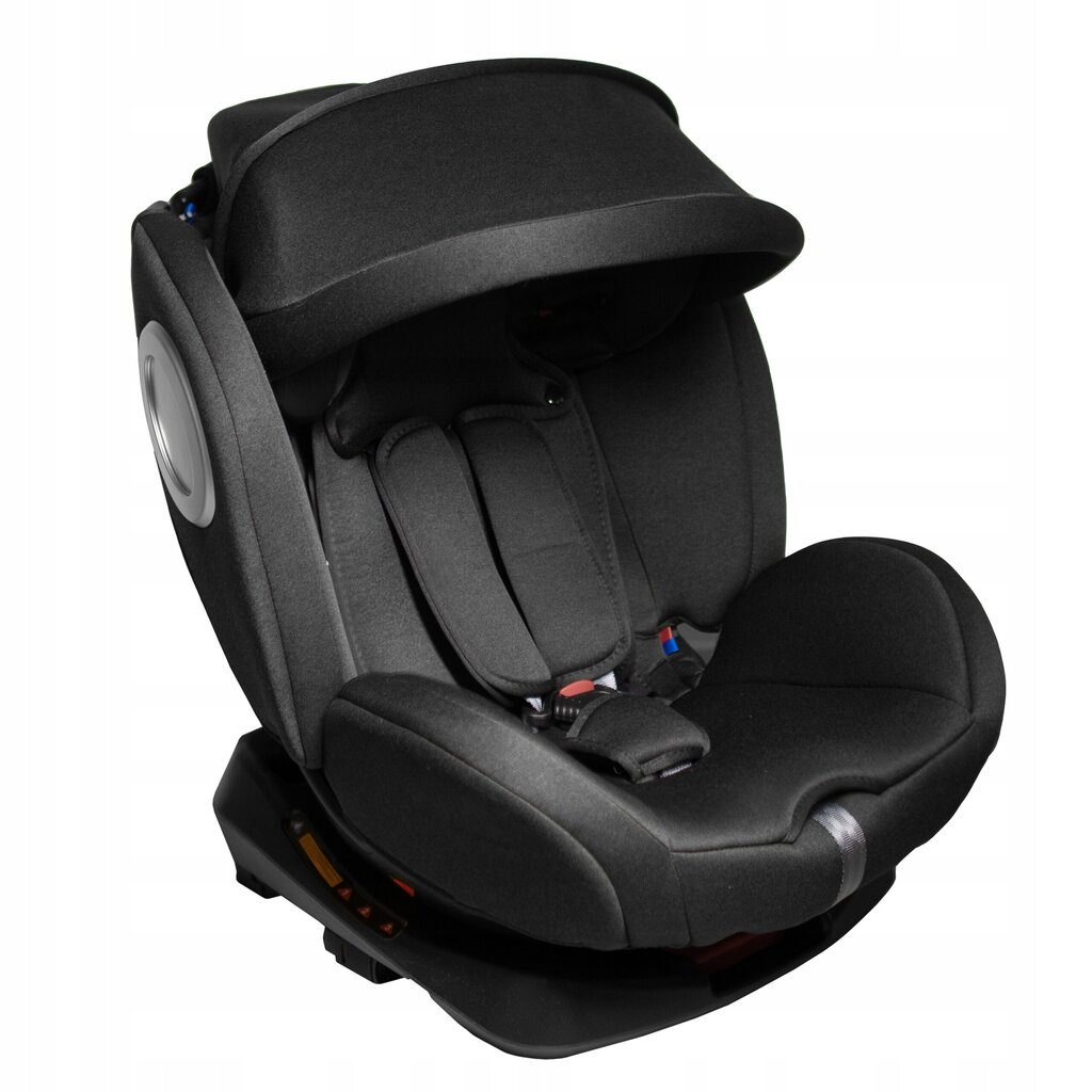 Turvahäll 360° Isofix, must, 0-36 kg Kids Zone YC06 hind ja info | Turvatoolid | kaup24.ee