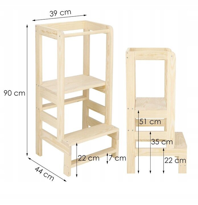 Montessori torn Springos hind ja info | Laste lauad ja toolid | kaup24.ee