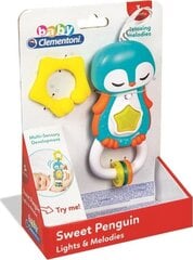Интерактивная погремушка Clementoni Пингвин цена и информация | Игрушки для малышей | kaup24.ee